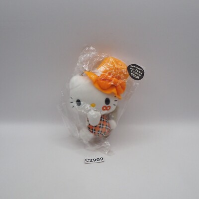 Hello Kitty C2909 Sanrio X Kanjani Orange 2012 NEW Mascot Plush 5'' Toy Doll