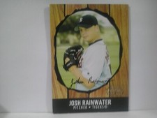 2003 Bowman Heritage Black Facsimile Signature JOSH RAINWATER #266Rookie RC