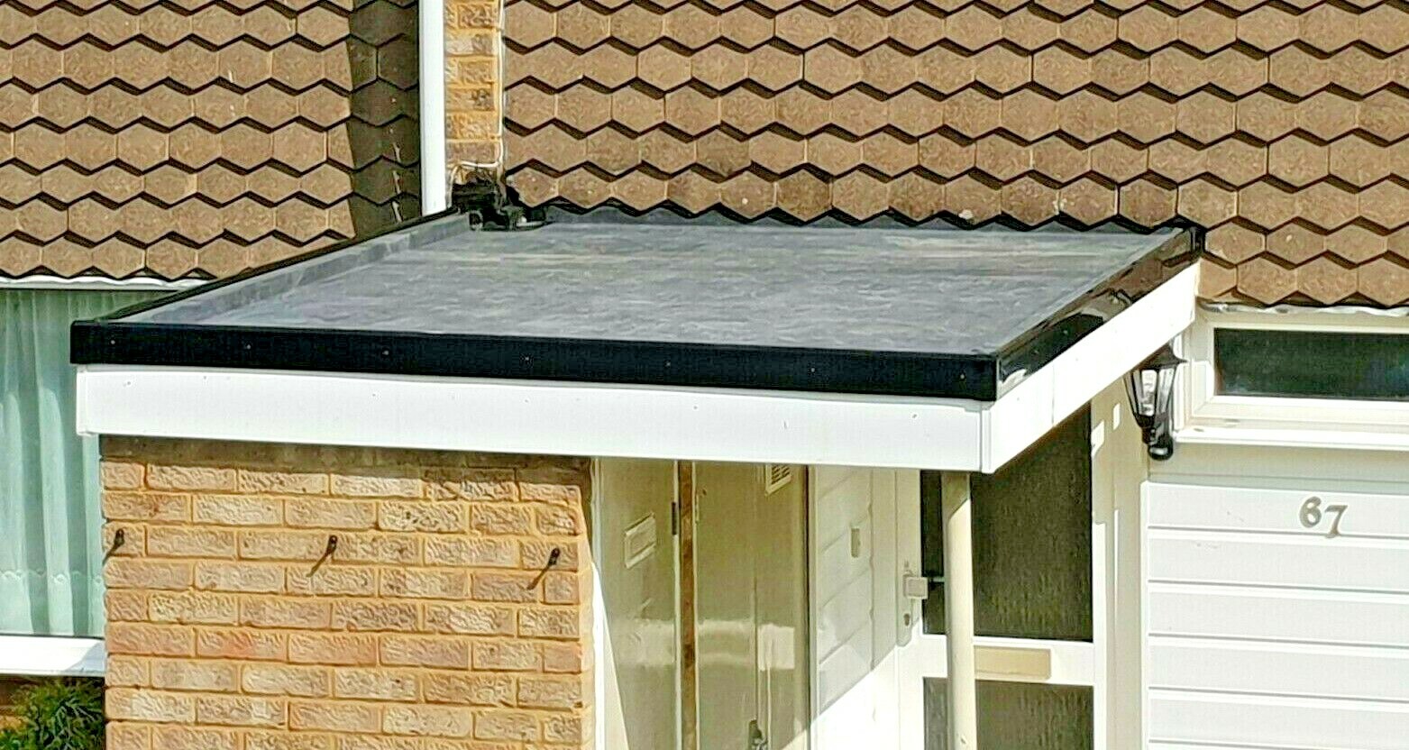 Rubber Roofing Sheet for Flat Roofs FlexiProof EPDM Membrane 1M 6M Wide eBay