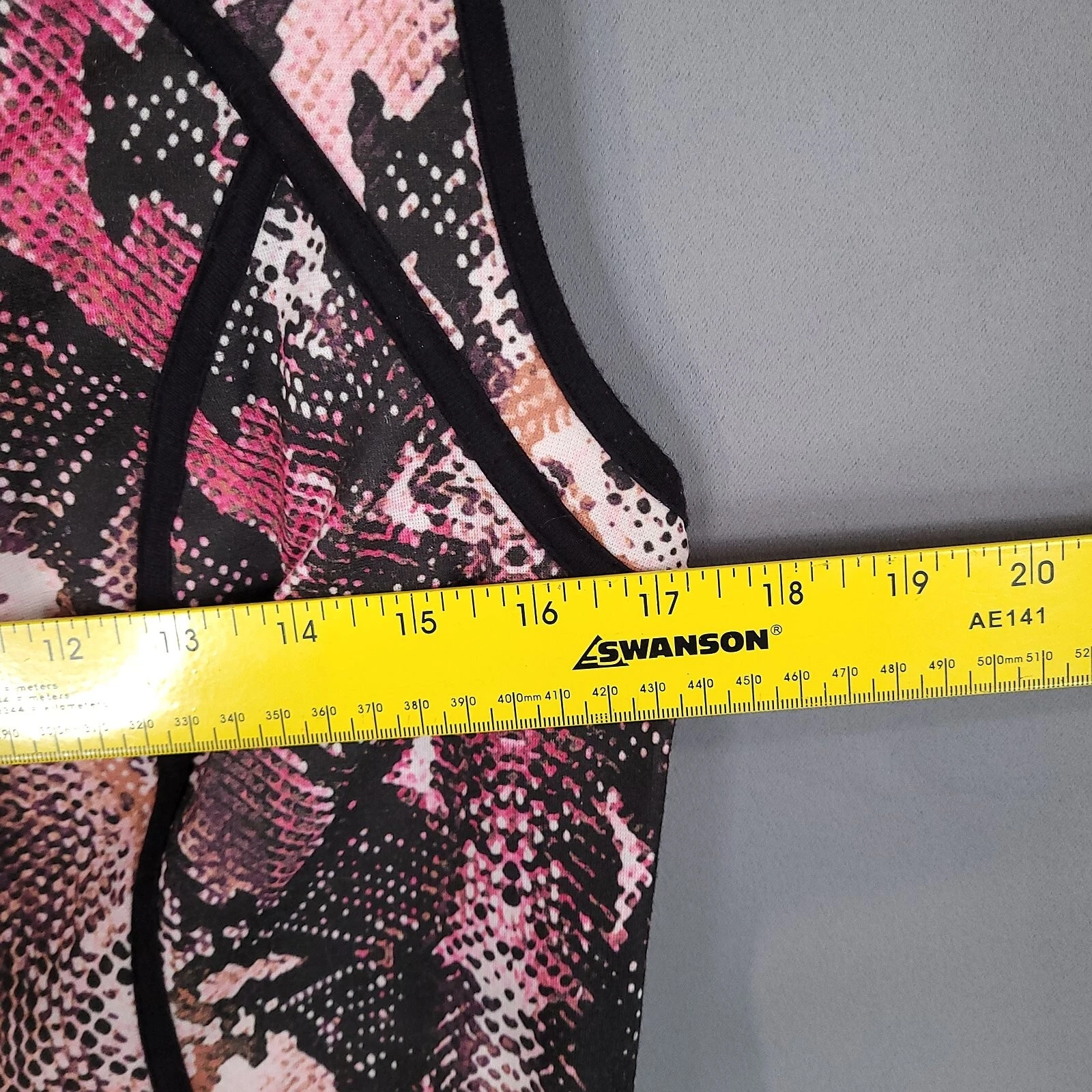 VETEMENTS Abito tubino donna Jennifer Lopez midi senza maniche zip posteriore taglia 14