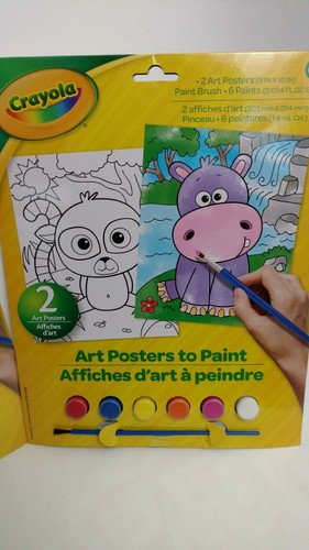Crayola Poster Art Paint Kit Set of 2 - Picture 3 of 6