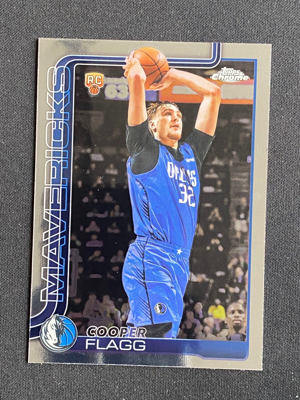 Cooper Flagg 2025-26 Topps Chrome Basketball Base RC #251 -aw