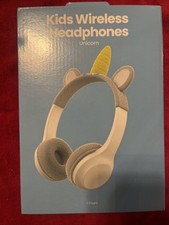 Kids Wireless Headphones, Unicorn, 6 hr Battery Life, Ages 6 , NIB