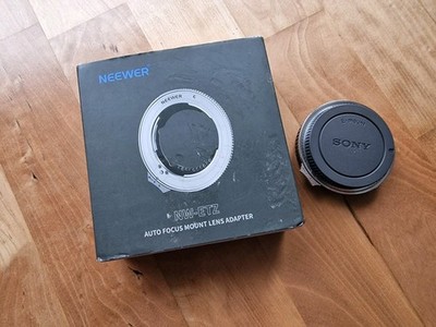 Neewer NW-ETZ Autofocus Mount Lens Adapter, Sony E an Nikon Z Adapter mit chip