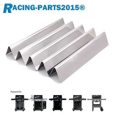 RACING-PART2015® Für Weber Spirit 310 320 330 ab Bj 2013 Edelstahl Brennerabdeckung Aromaschienen