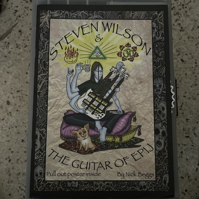 Nick Beggs Signed Steven Wilson & The Guitar of EPIJ Comic Book   Rare w/poster