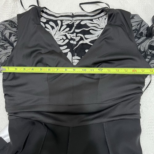 Tadashi Shoji Kairi Chrysanthemum Kimono Jumpsuit Size 8 - Picture 13 of 15