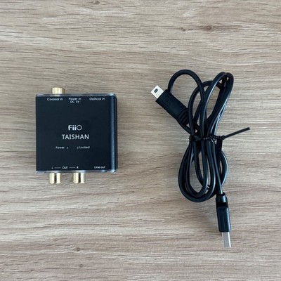 FiiO Taishan D3 (D03K) Digital to Analog Audio Converter DAC & USB Power Cable