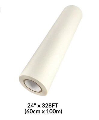 DTF Transfer Film 24'' x 328FT (60cm x 100m) Double-Side Hot Peel