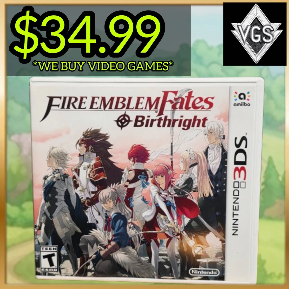 Fire Emblem Fates: Birthright Video Games for sale - eBay