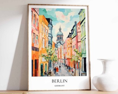 4_Berlin Poster, Germany Poster, European Poster, Brandenburg Gate Poster, Germa