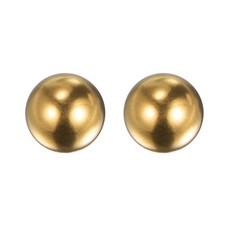 2pcs 25mm Precision Solid Brass Bearing Balls for Bearings Valves Decoration