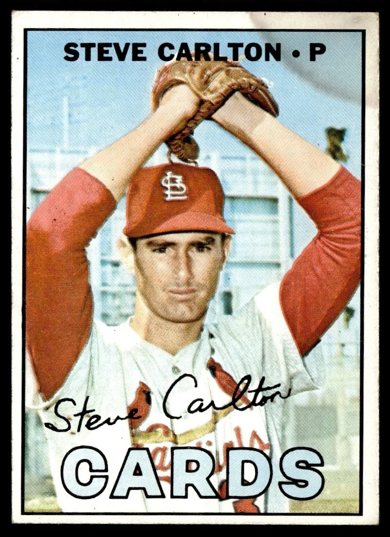 Topps Steve Carlton 1967 Season Baseball Sports Trading Cards