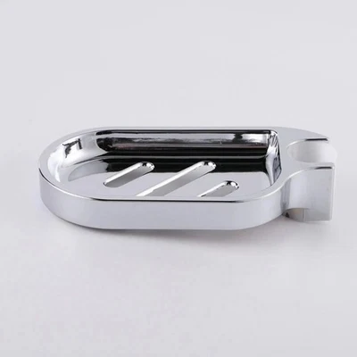 Soap Dish Holder Adjustable Shower Rod Slide Bathroom Gadget Soap Pallet (25mm)