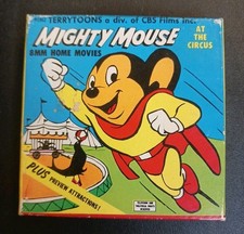 Vintage Mighty Mouse Film "At the Circus" UNTESTED Super 8mm Film