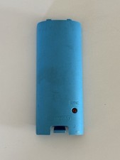 Nintendo Wii OEM Replacement Controller Battery Cover - Blue Teal w/ Sync Button