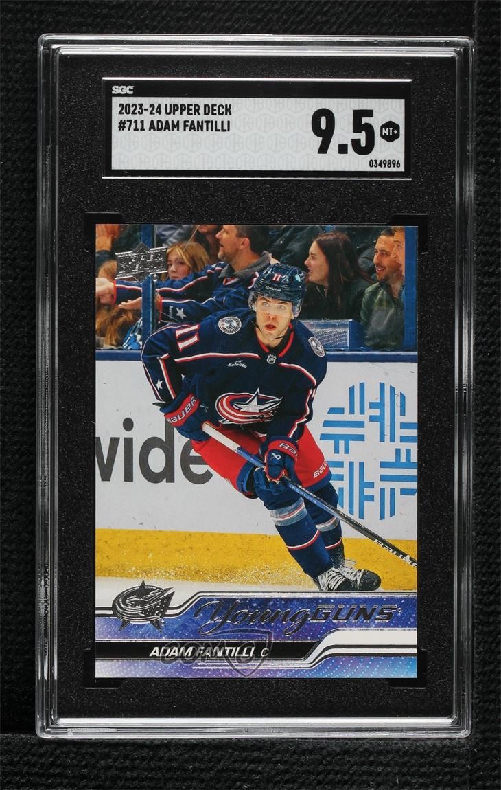 2023 Upper Deck Extended Series Young Guns Adam Fantilli #711 SGC 9.5 Mint+ 1r7n