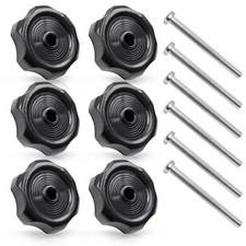 6 Packs 20345 Rv Window Crank Handle Knobs Vent Knob Black