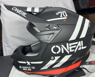 O'Neal 5 SRS Squadron Helmet Black Adult XXL MX Motocross Off-Road Dirt Bike