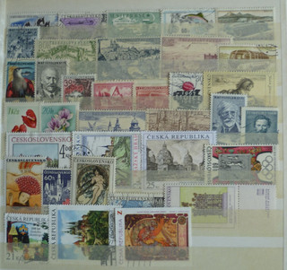 TSCHECHIEN & TSCHECHOSLWAKEI BRIEFMARKEN LOT GESTEMPELT siehe Foto
