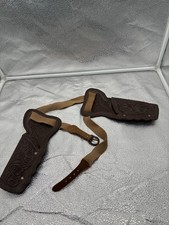 Vintage Pair Toy Holsters W/ Belt