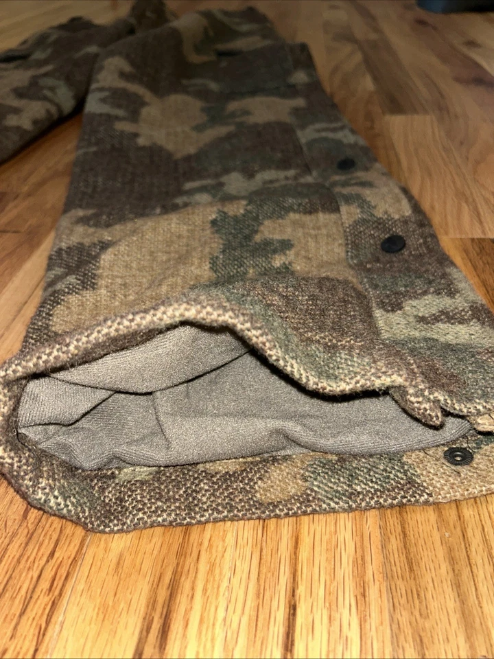 Calça de caça Gander Mountain lã Guide Series Tech 2.0 34x30 verde camuflada forrada - Imagem 3 de 4