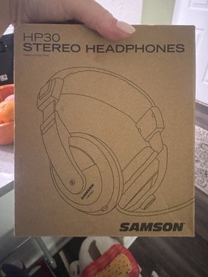 Samson HP30 Stereo Headphones Over The Ear Wired , Open Box Unused