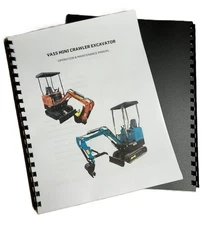 1.5-Ton Mini Excavator Track Hoe MIVA VA15 Operation & Maintenance Manual