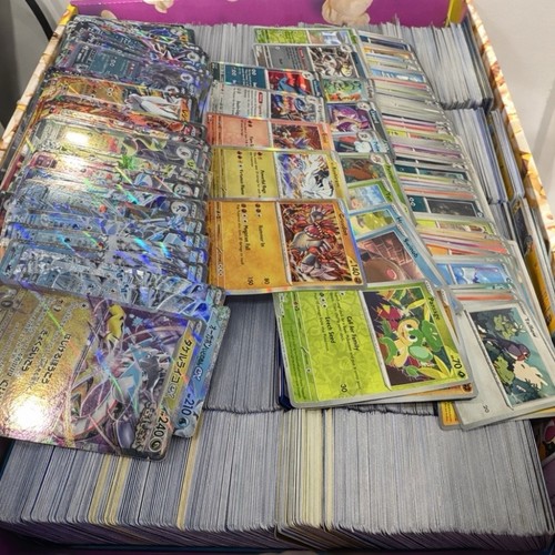 50 Pokemon Cards Bulk Lot–Guaranteed V or EX – Holos & Rev Holos ALL NM ...