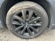 MAZDA CX9 WHEEL ALLOY FACTORY, 20X8.5IN, 5 V SPOKE, HIGH GLOSS BLACK, TC, 01/21-