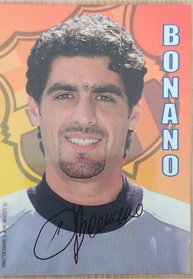   Roberto Bonano   FC Barcelona   Saison 2002/2003   Autogrammkarte  