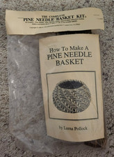 Wildwoods Pine Needle Basket Craft Kit NIP with Instructions and Supplies