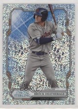2019 Bowman Sterling Prospect Speckle Refractor 73/99 Brock Deatherage 0m8