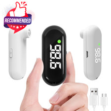 Rechargeable Forehead Thermometer for Adults - Black