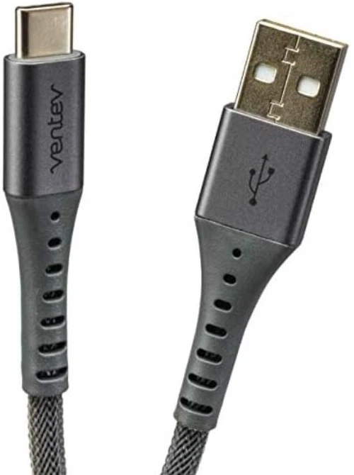 Fast Charging USB-C Cable | 10Ft Braided ChargeSync Cord - Image 4 of 4