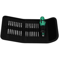 Wera Kraftform Kompakt 60 05051042001 Bit-Set 17Teilig Schlitz, Kreuzschlitz
