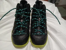 Nike Little Posite One green and black Size 13.5  No Box No Insoles