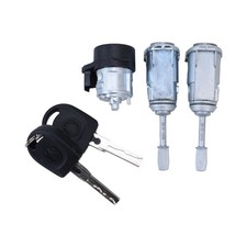 JUEGO DE 2 LLAVES DE ENCENDIDO Y CERRADURA DE PUERTA PARA GOLF 00-05 JETTA 2000-2001