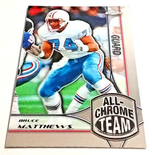 2024 Topps Chrome ACT-8 Bruce Matthews All-Chrome Team HoF Houston Oilers.   K29