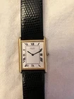 Vintage Seiko Men's Tank 5Y30-5369 Quartz Roman Numeral Classic Dress Watch