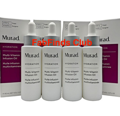 4x Murad Hydration Multi-Vitamin Infusion Oil 1oz each