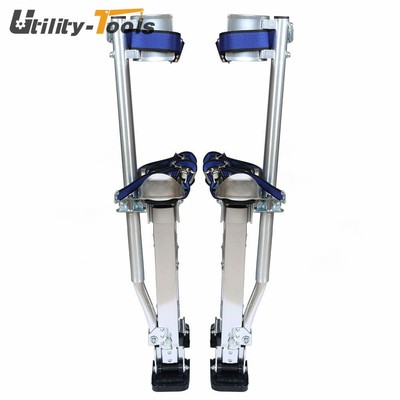 Drywall Stilts Aluminum Tool Stilt 24-40 Inch Silver For Taping Painting Painter