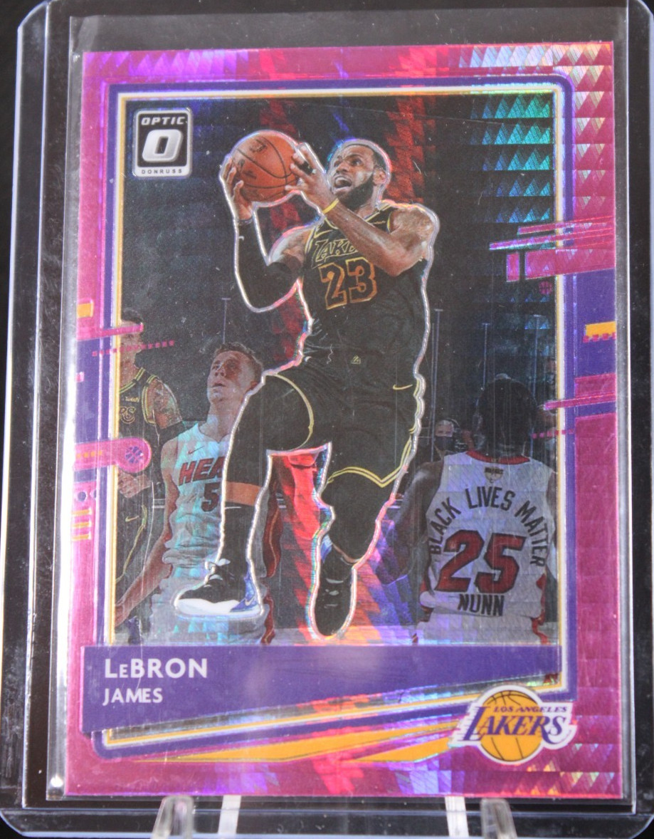 2020-21 Donruss Optic #13 LeBron James Hyper Pink