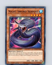 Yu-Gi-Oh TCG Night Sword Serpent BODE-EN081 1st Edition Common Card NM