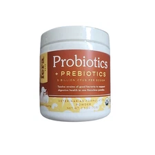 Fera Pet Organic Probiotics + Prebiotics Supplements for Gut Health Digestion