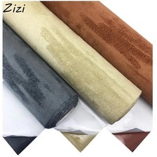 Self Adhesive Faux Suede Fabric Wrap Film Sticker Stretch for Car Interior Decor