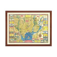 Old Map of New Haven, CT 1928 - Vintage New Haven Connecticu