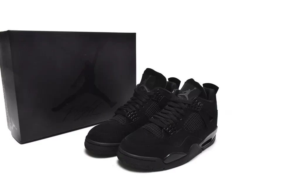 Hombre Nike Air Jordan 4 Retro Gato Negro Foto 4 de 4