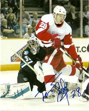 Detroit Red Wings Tomas Kopecky Signed Autographed 8x10 Photo COA