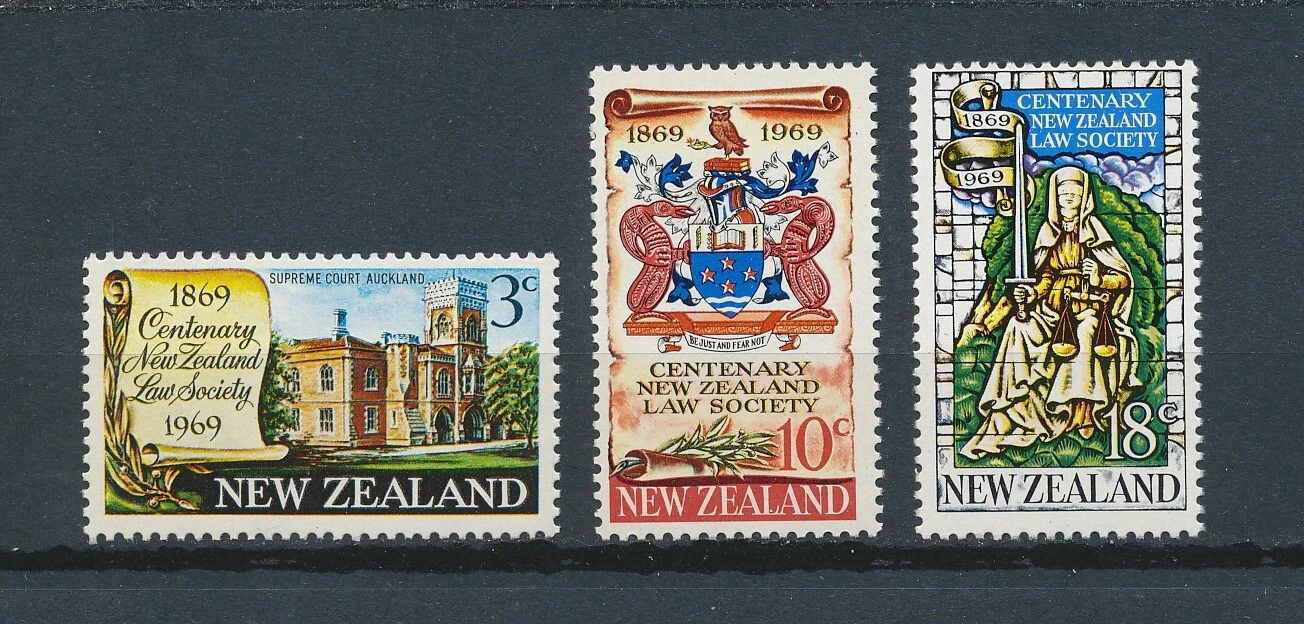 Nouvelle Zélande 422 4 MNH, Cour suprême et armoiries, 1969